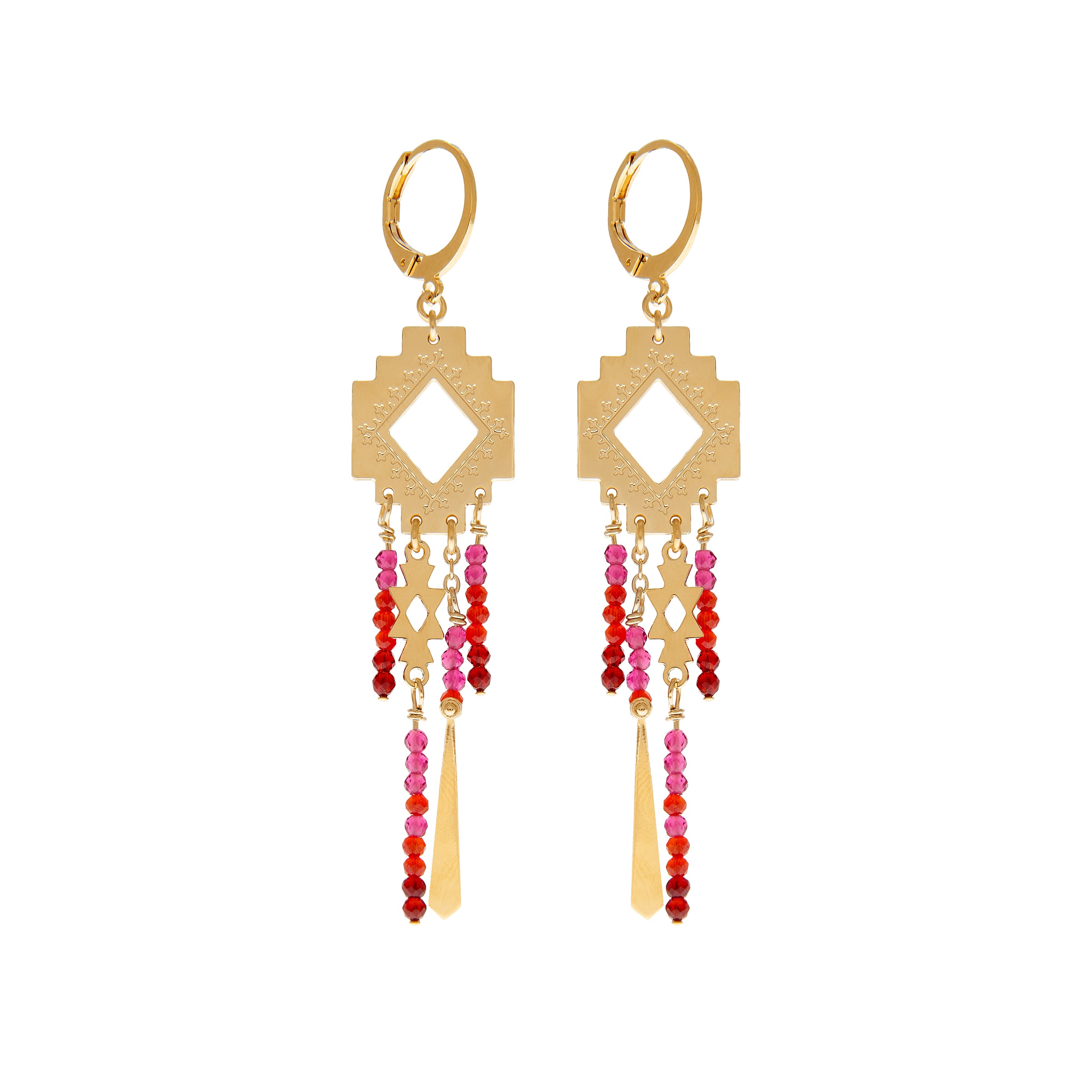 BOUCLES D'OREILLE MÉLINÉ - KILIM