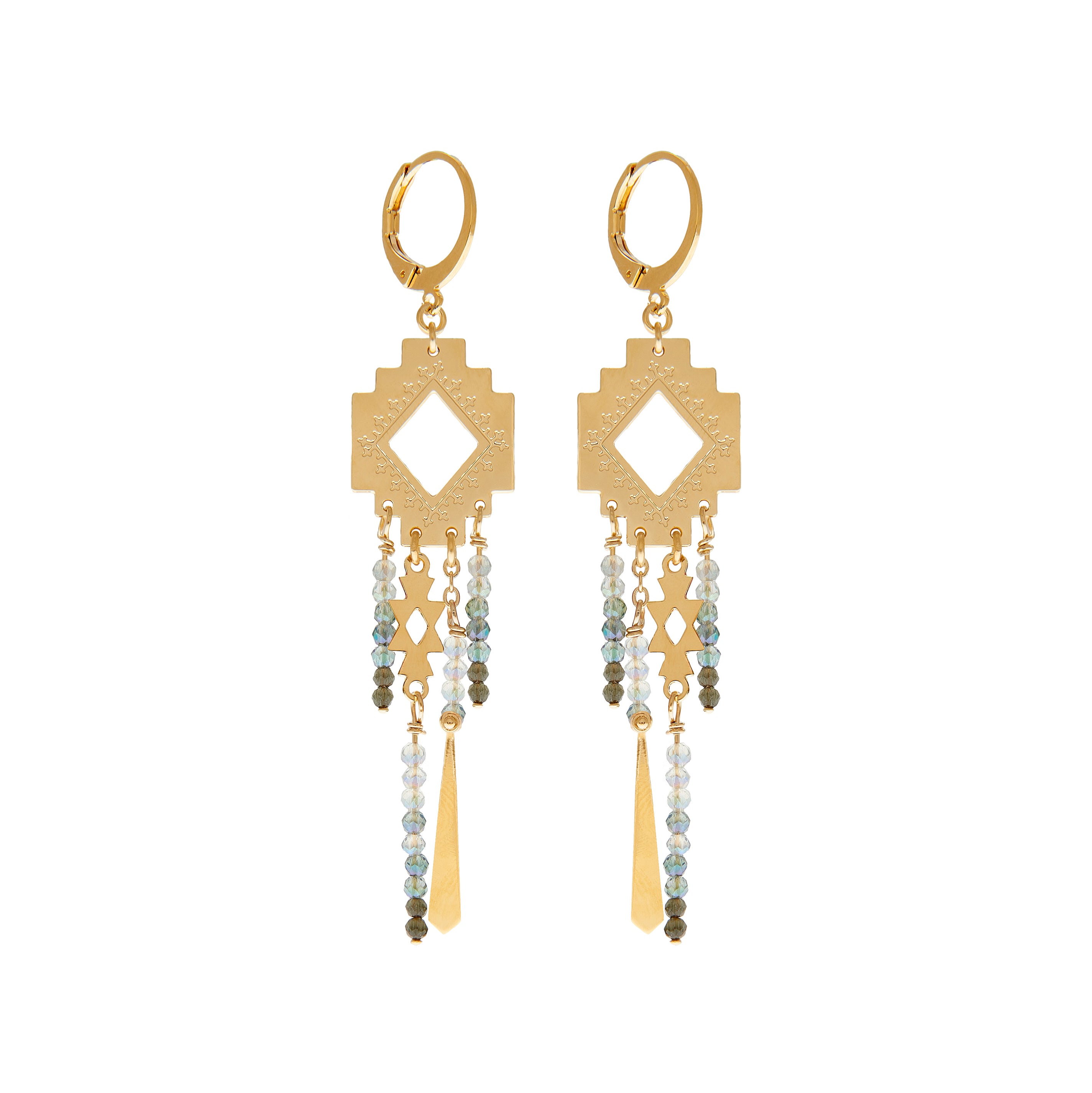 BOUCLES D'OREILLE MÉLINÉ - KILIM