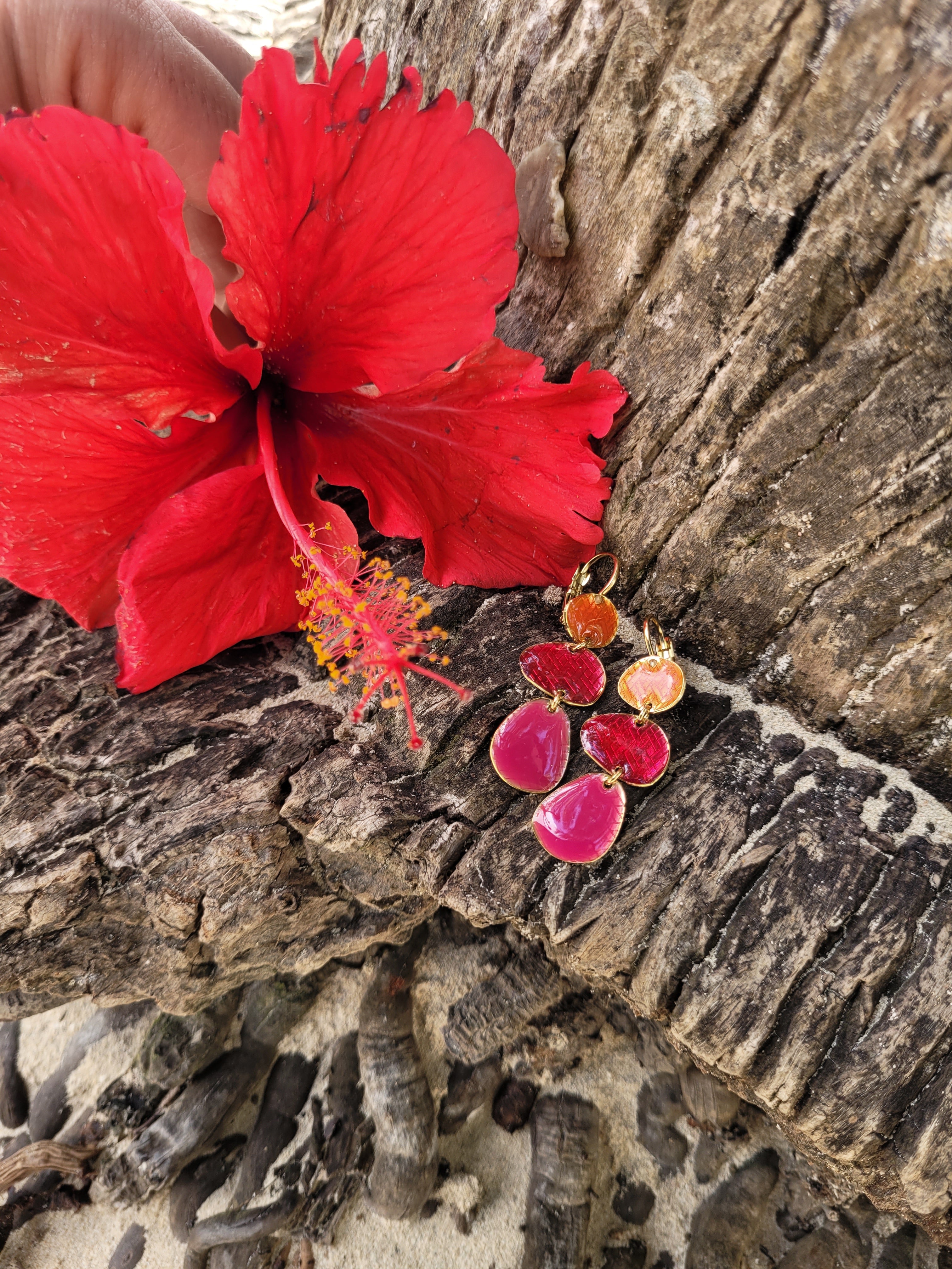 BOUCLES D'OREILLE COROSSOL - TROPIQUES