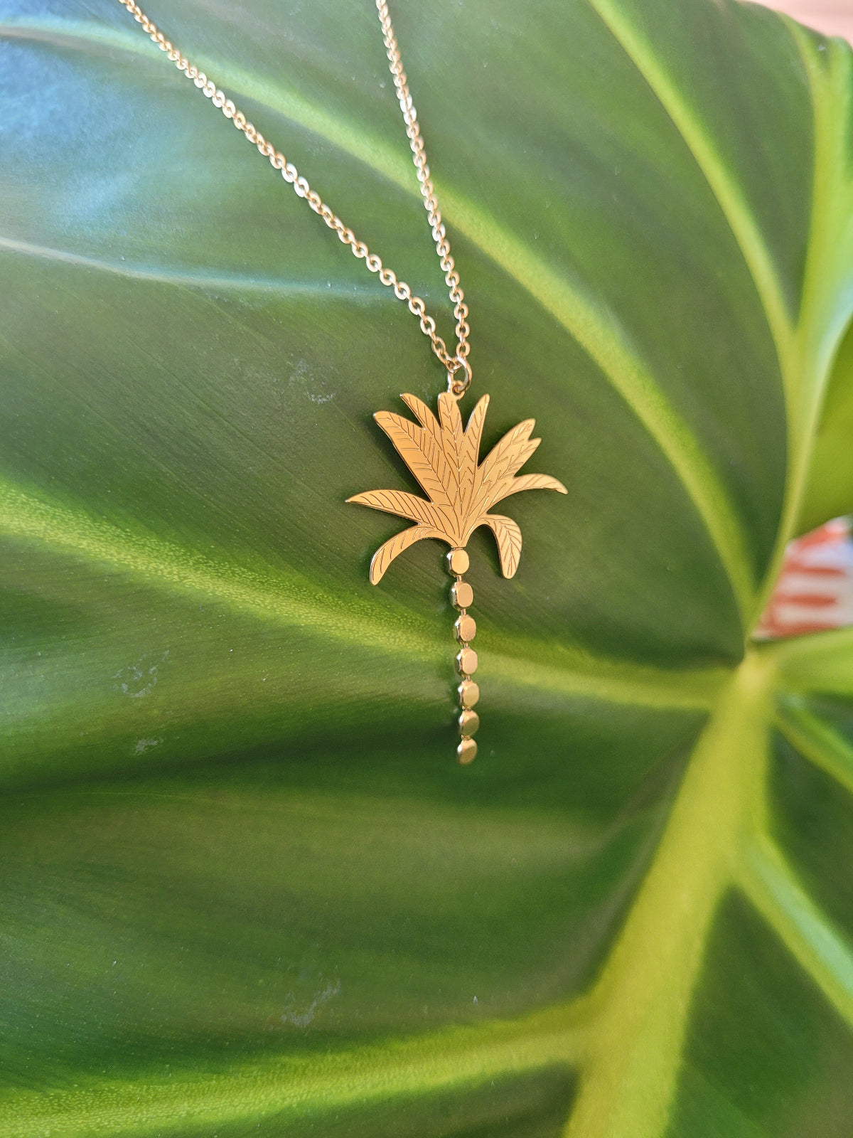 COLLIER RÉGLABLE PALMIER - TROPIQUES