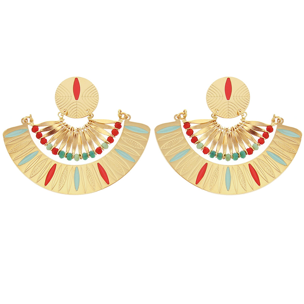 BOUCLES D'OREILLES XXL- AMAZONIA
