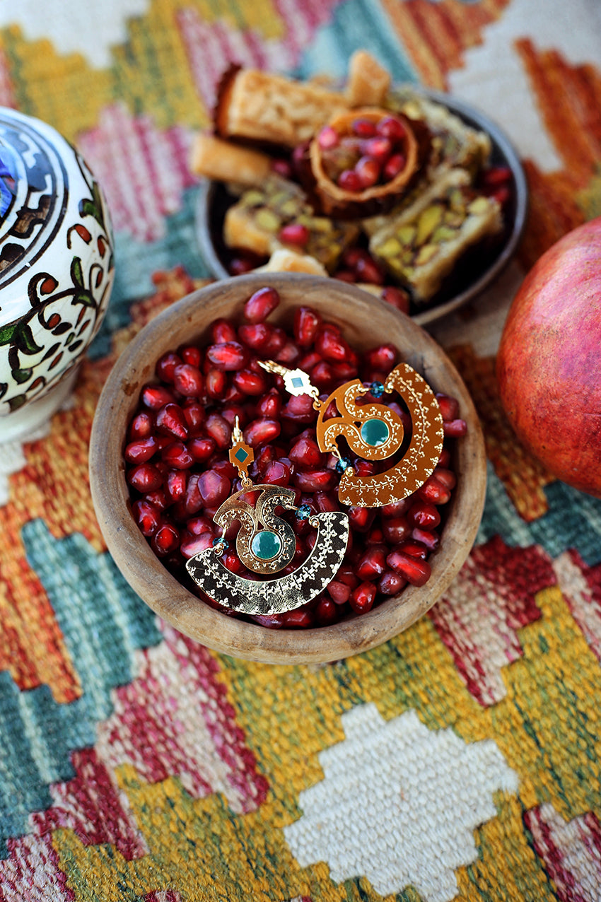 BOUCLES D'OREILLE ANOUCHE - KILIM