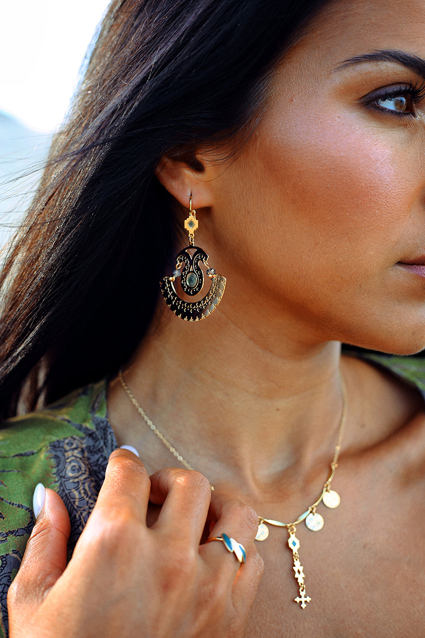 BOUCLES D'OREILLE ANOUCHE - KILIM