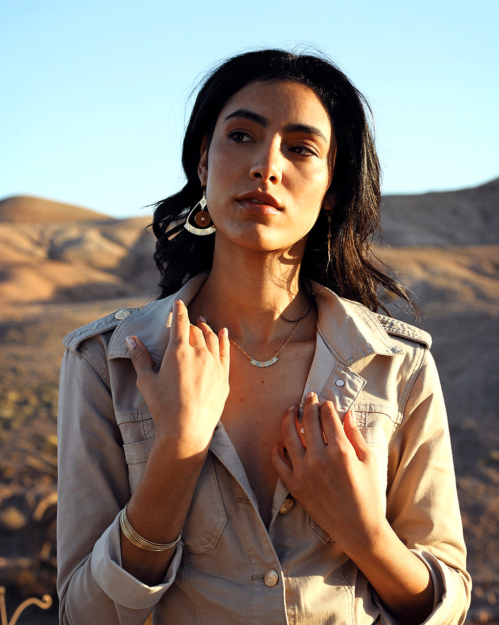 BOUCLES D OREILLES EZO - AFRICA