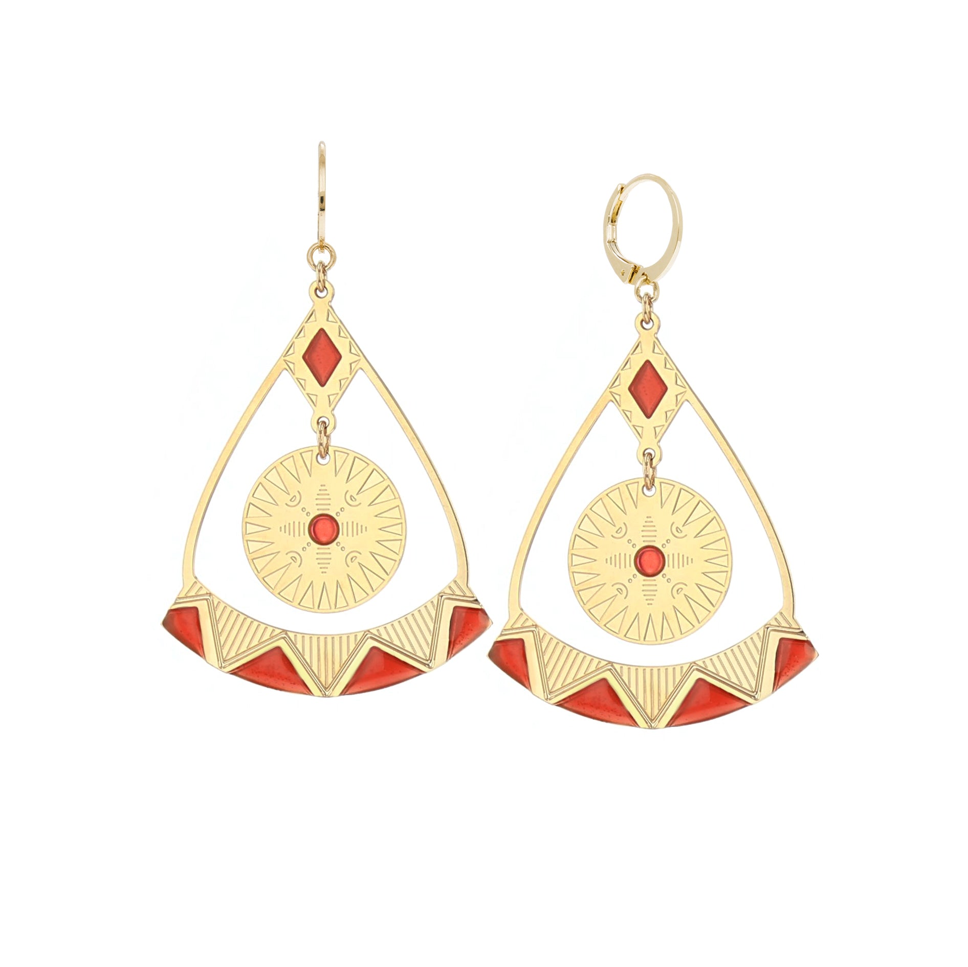 BOUCLES D OREILLES EZO - AFRICA