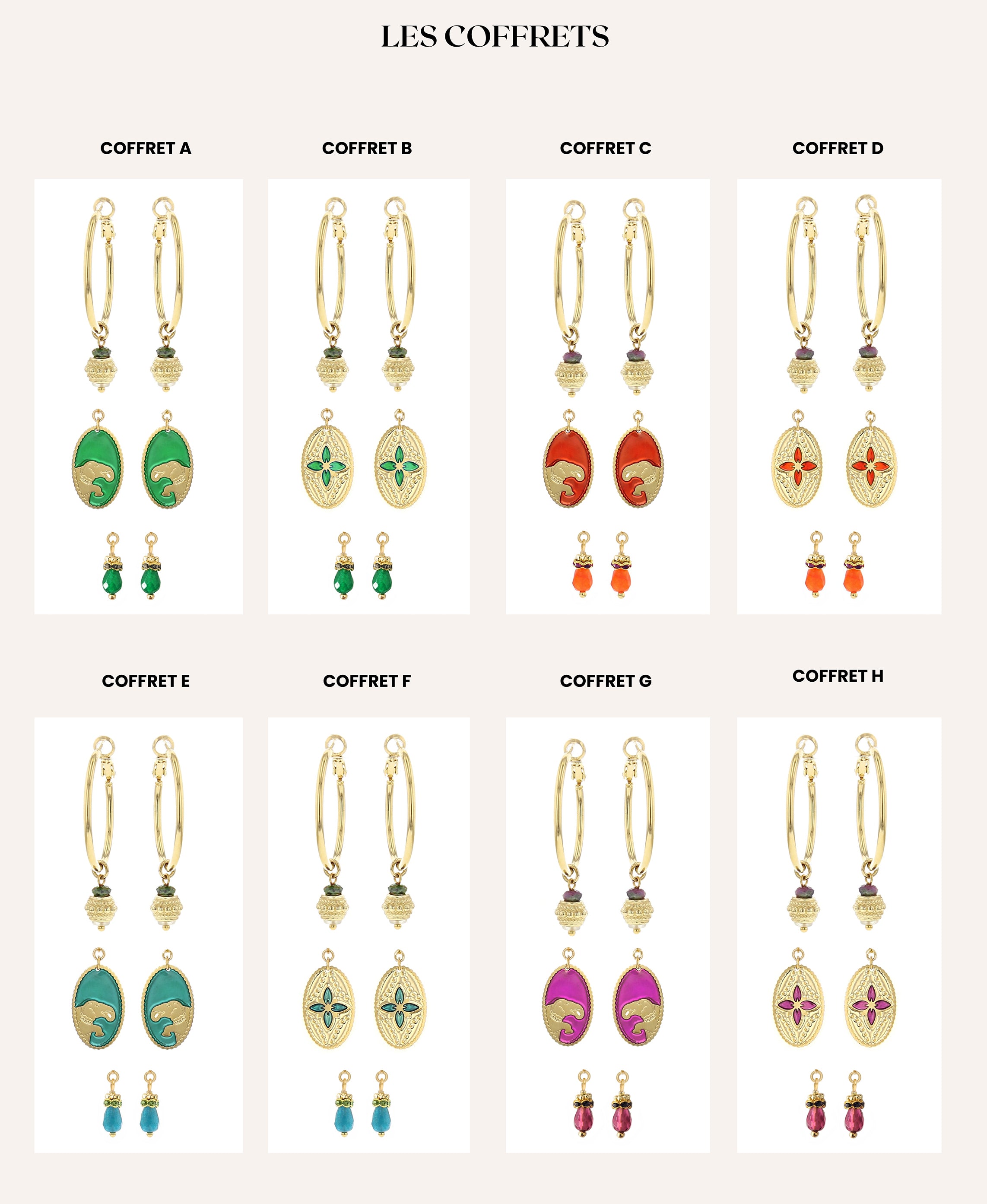 COFFRET 3 CRÉOLES - DEHLI