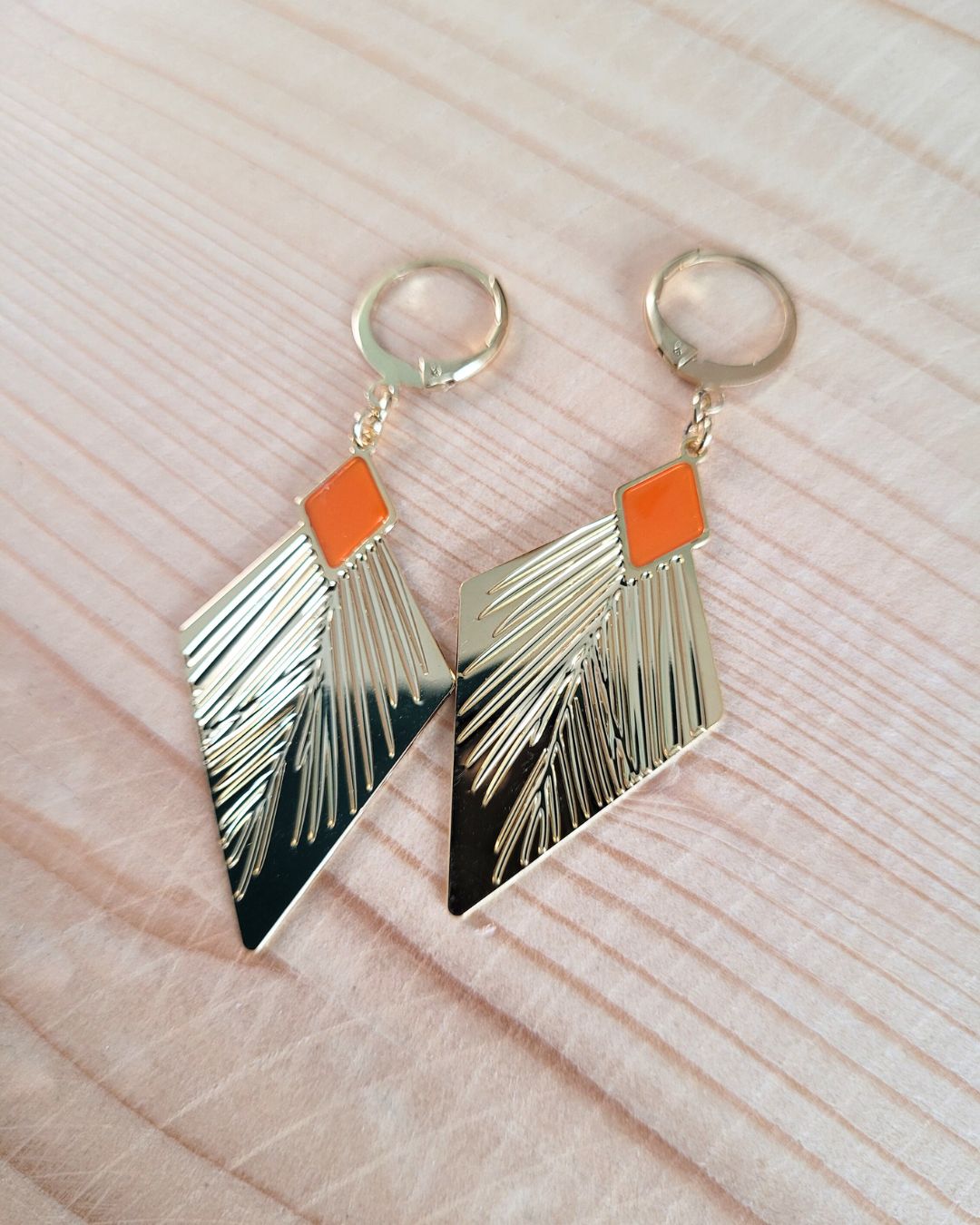 BOUCLES D'OREILLE PALMAÉ - TROPIQUES