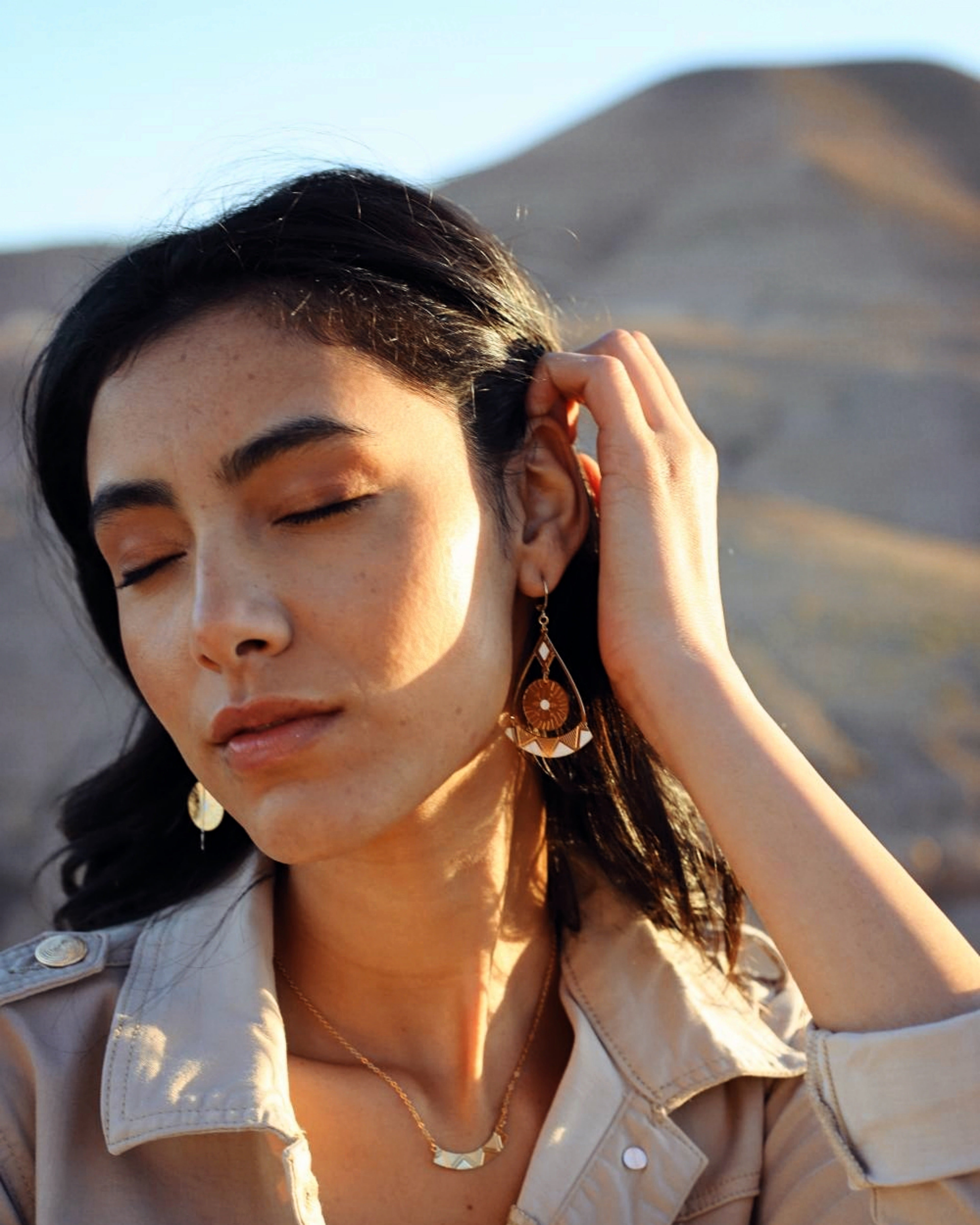 BOUCLES D OREILLES EZO - AFRICA