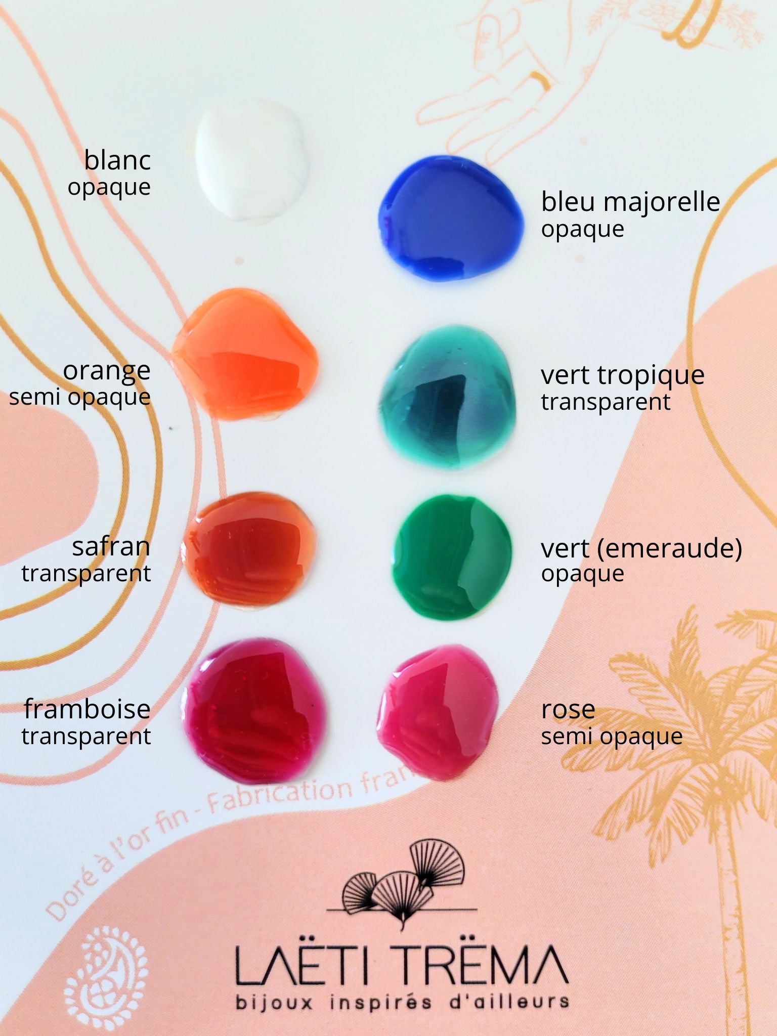 COLLIER PALM - TROPIQUES