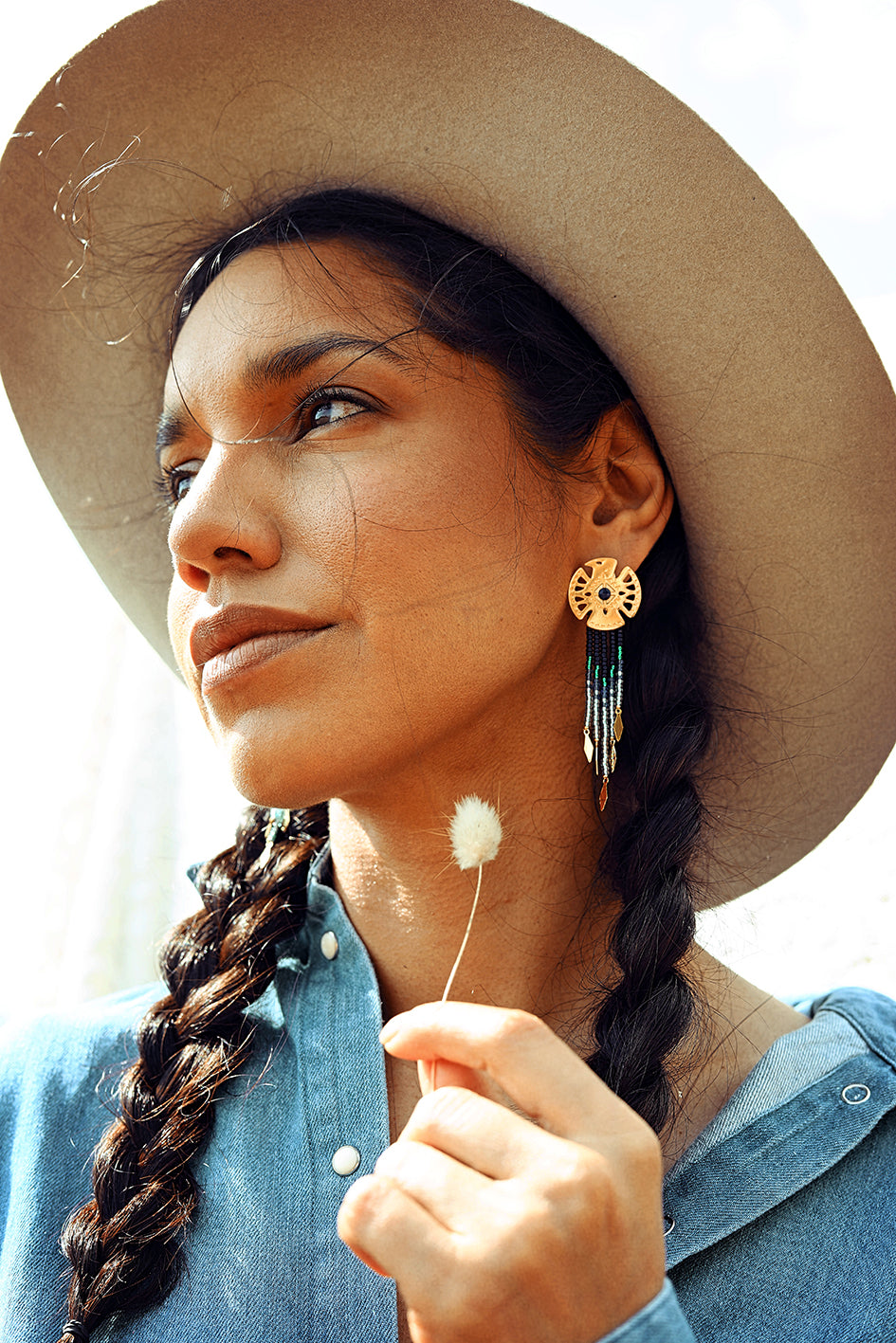 BOUCLES D'OREILLE AMOVIBLES SUMAQ - PACHAMAMA