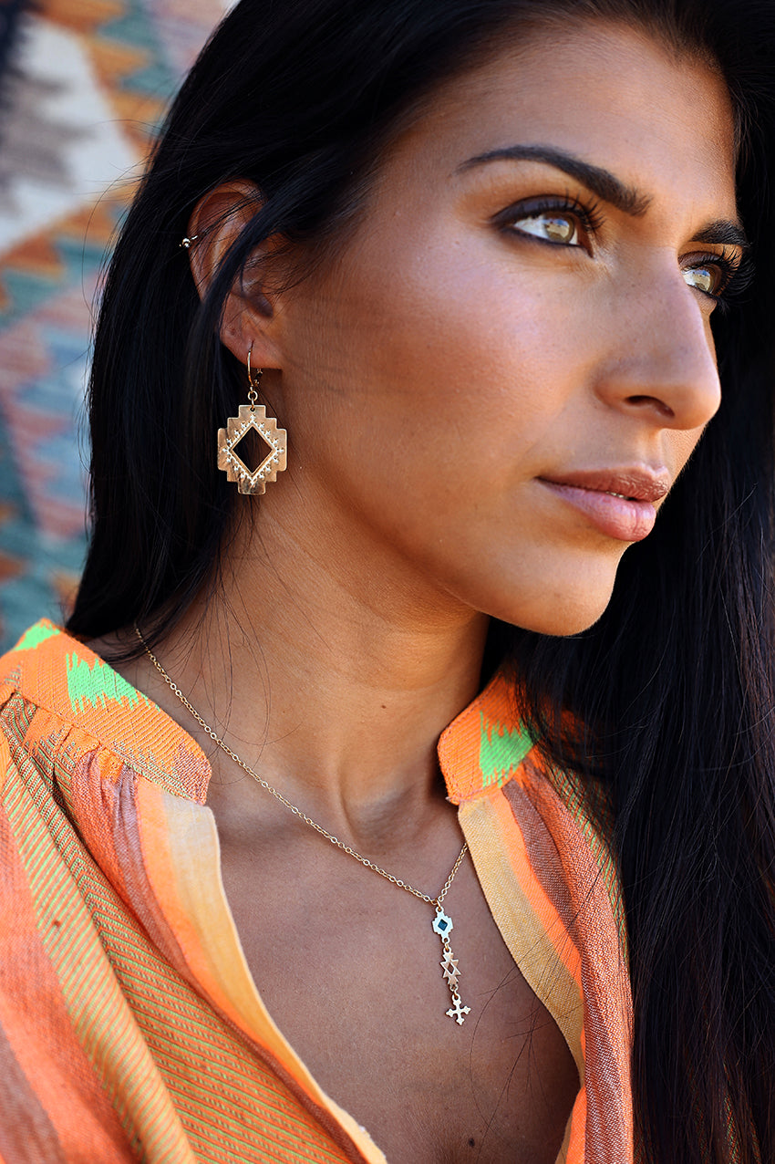 BOUCLES D'OREILLE NAÉLIE - KILIM