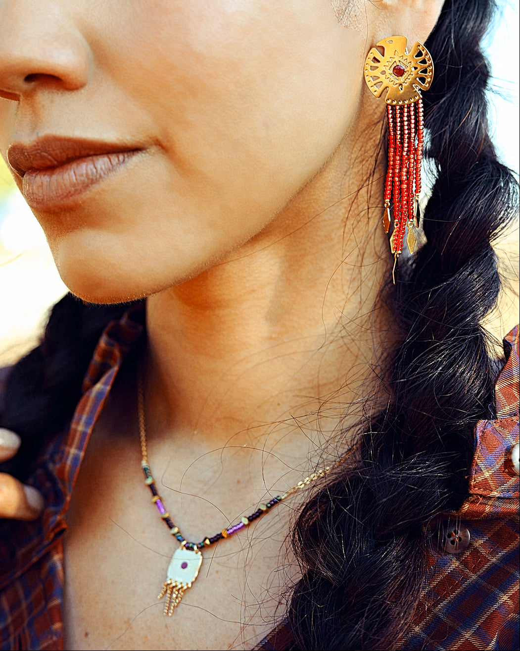 BOUCLES D'OREILLE AMOVIBLES SUMAQ - PACHAMAMA