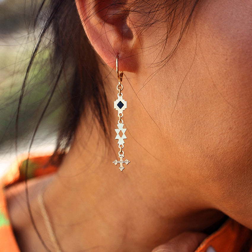 BOUCLES D'OREILLE SEVAN - KILIM