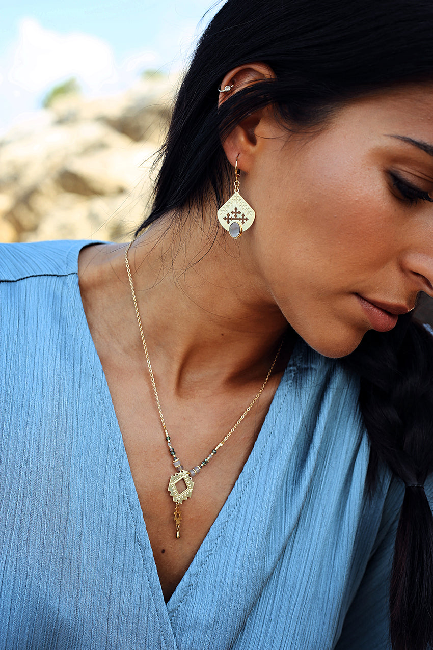 BOUCLES D'OREILLE SIMA - KILIM