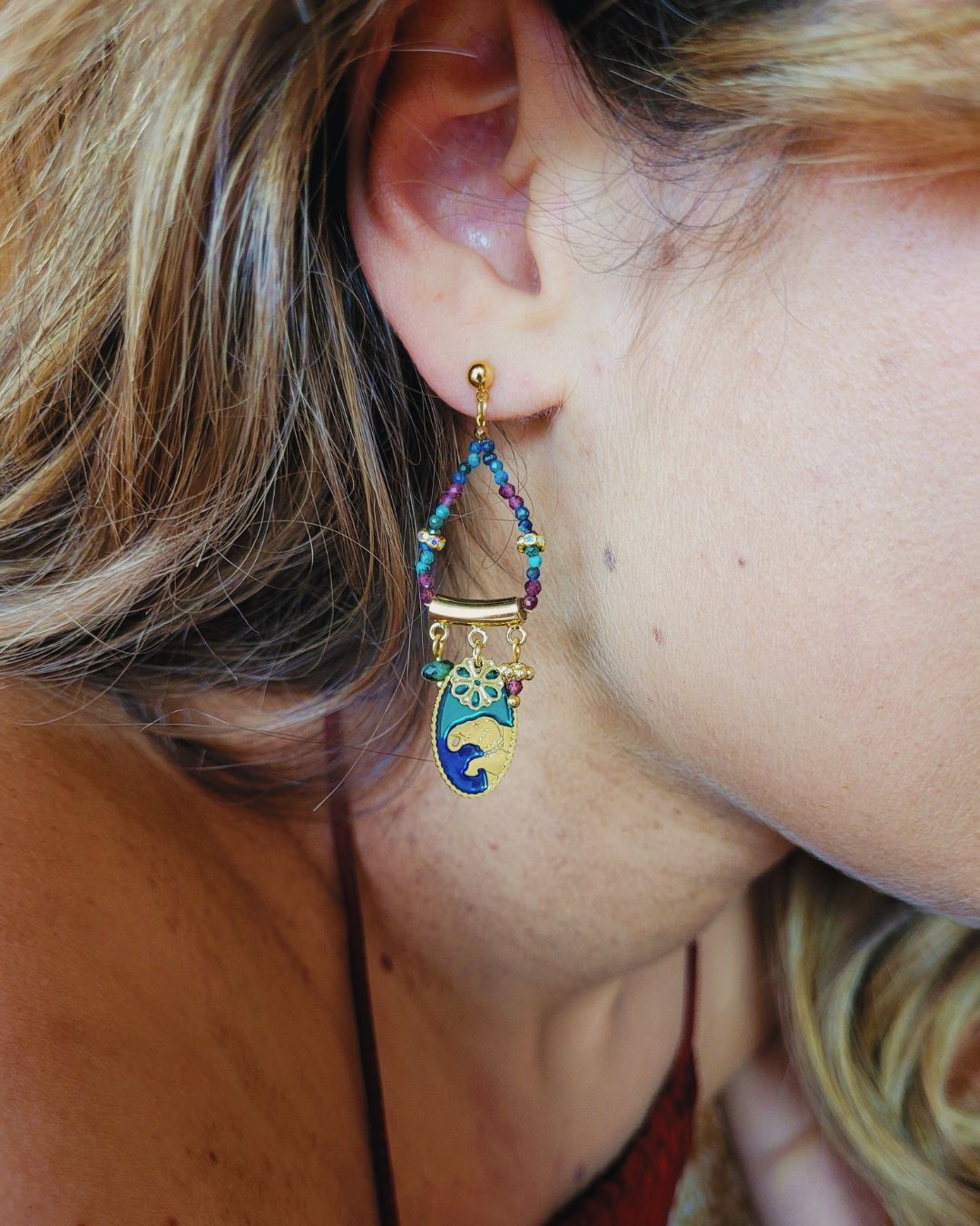 BOUCLES D'OREILLE JAIPUR - DEHLI