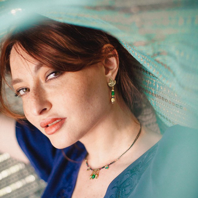 BOUCLES D OREILLES UDAIPUR - DEHLI