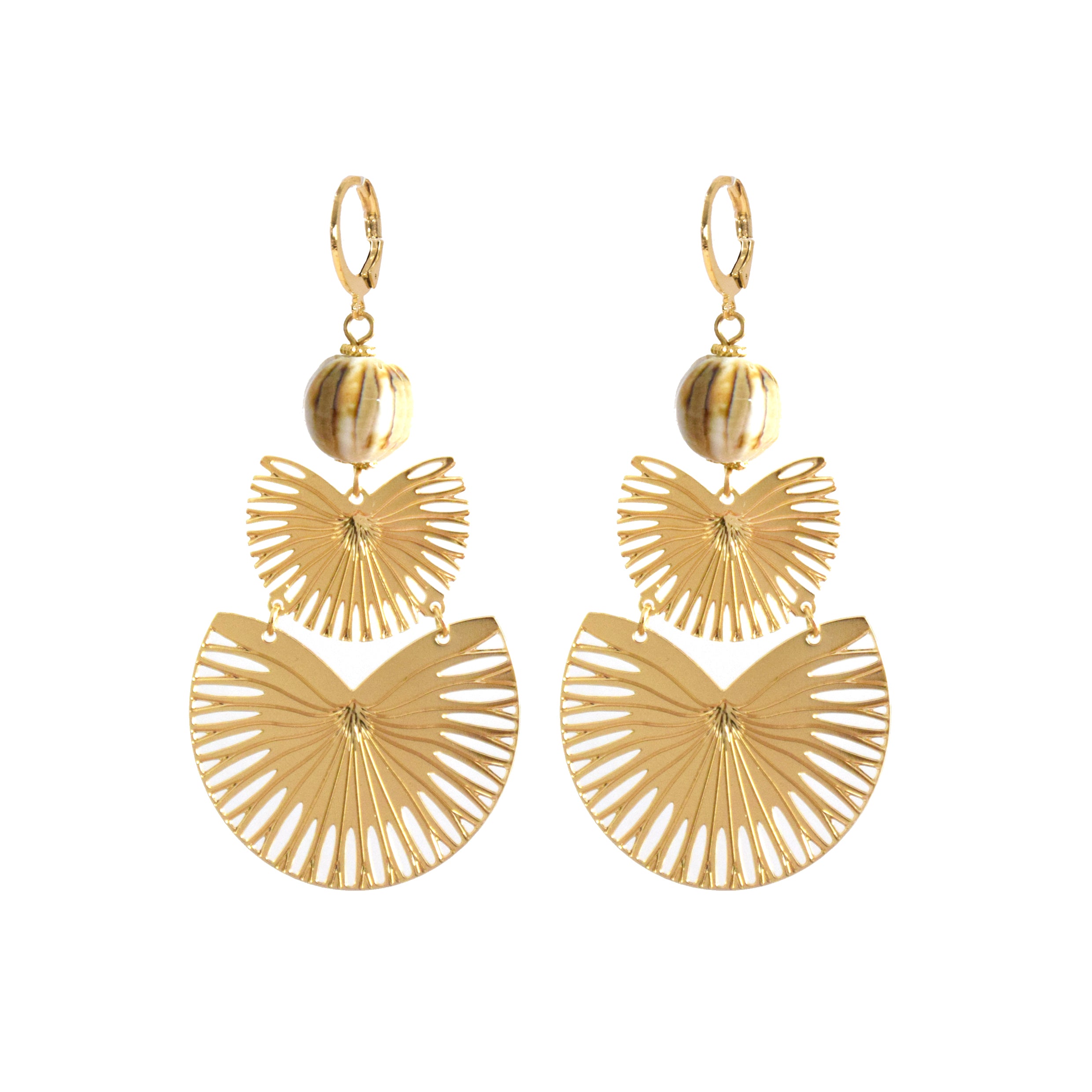 BOUCLES D'OREILLE SUNSET LONGUES - TROPIQUES