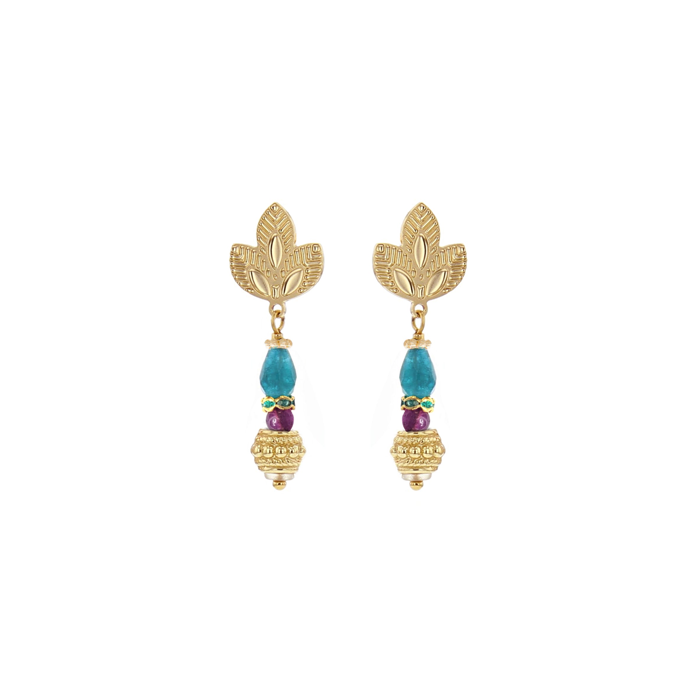 BOUCLES D OREILLES UDAIPUR - DEHLI