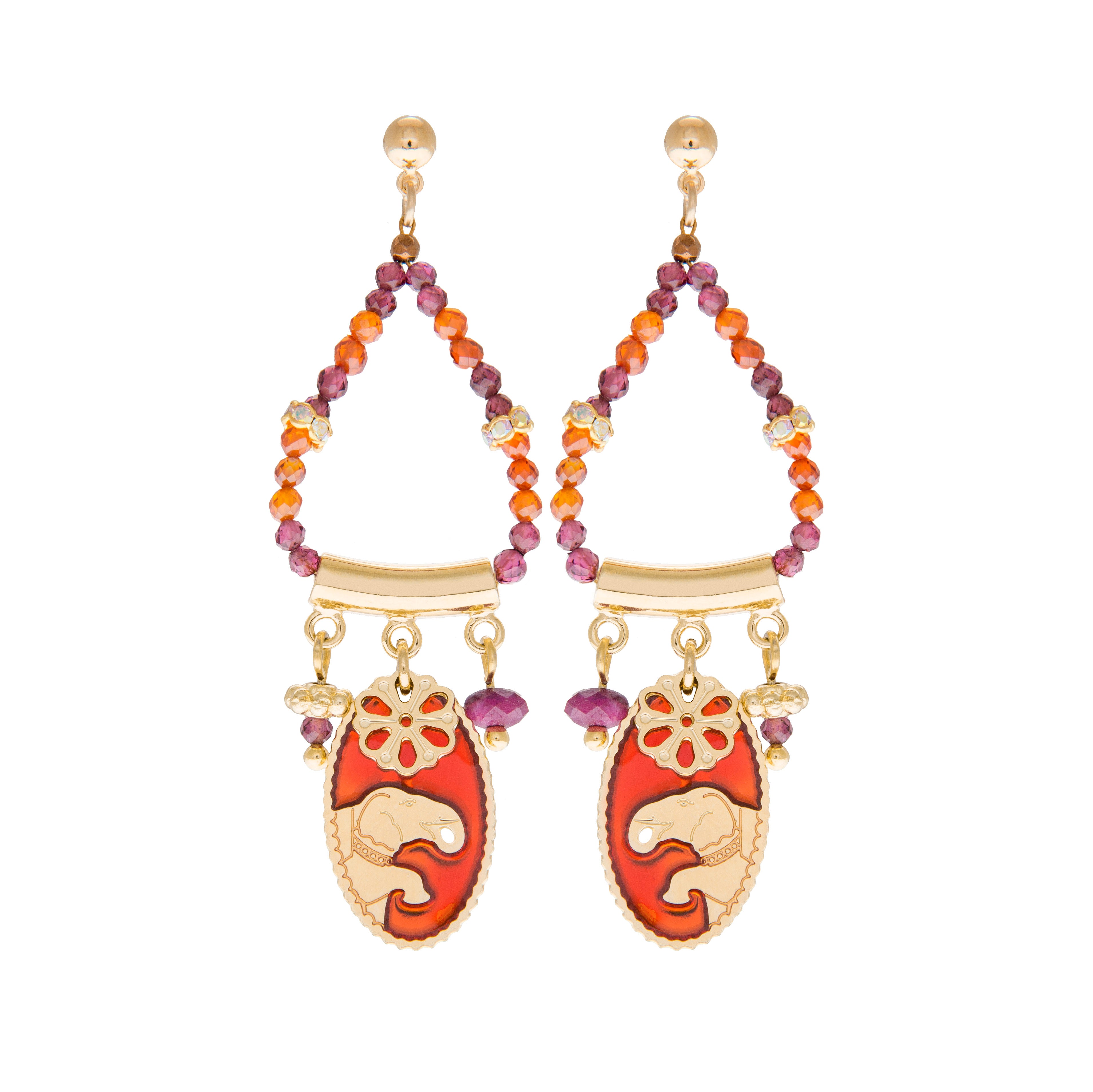 BOUCLES D'OREILLE JAIPUR - DEHLI
