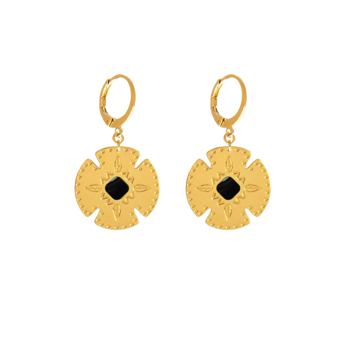 BOUCLES D OREILLE COCA - PACHAMAMA
