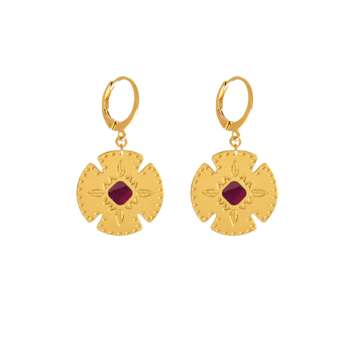 BOUCLES D OREILLE COCA - PACHAMAMA