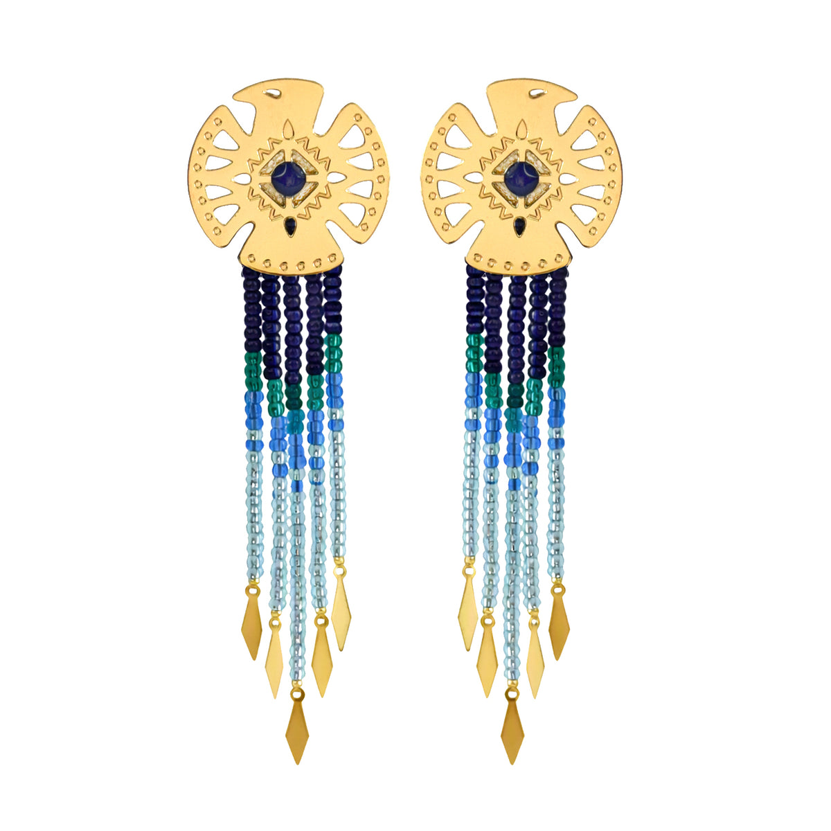 BOUCLES D'OREILLE AMOVIBLES SUMAQ - PACHAMAMA