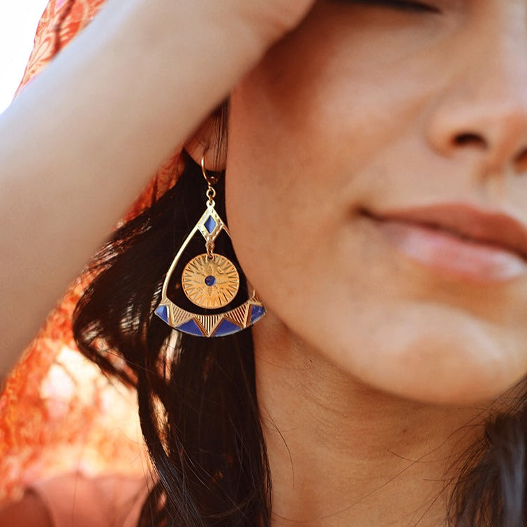 BOUCLES D OREILLES EZO - AFRICA