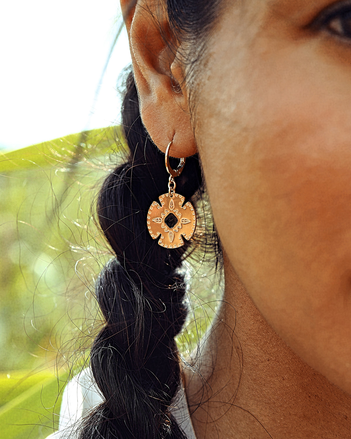 BOUCLES D OREILLE COCA - PACHAMAMA