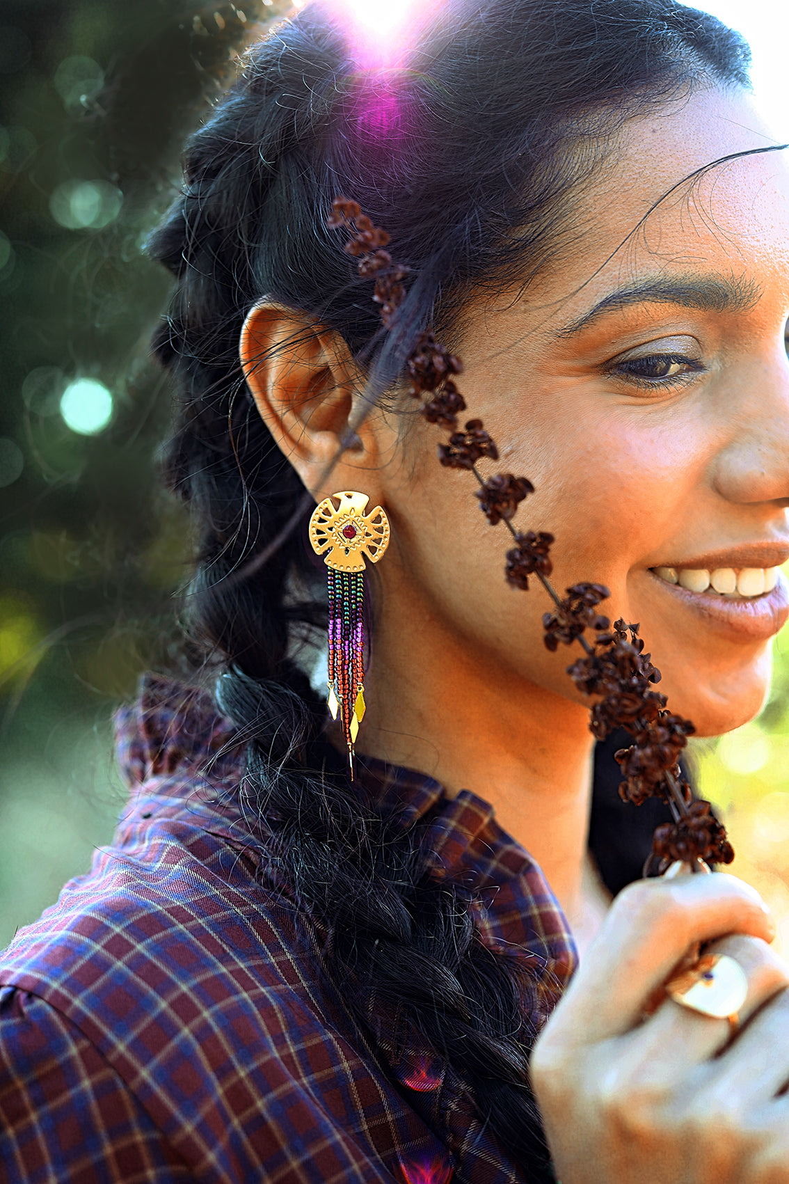 BOUCLES D'OREILLE AMOVIBLES SUMAQ - PACHAMAMA