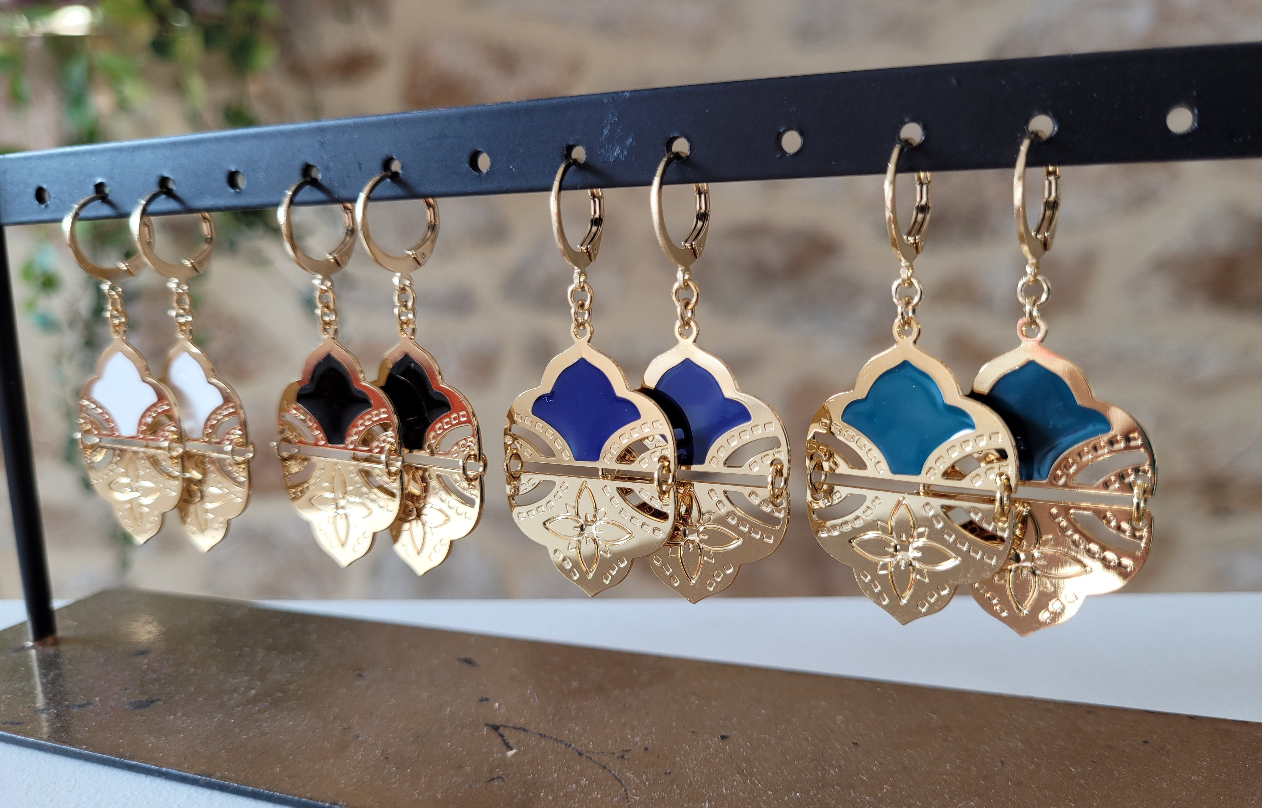 BOUCLES D OREILLES JAISALMER - DEHLI