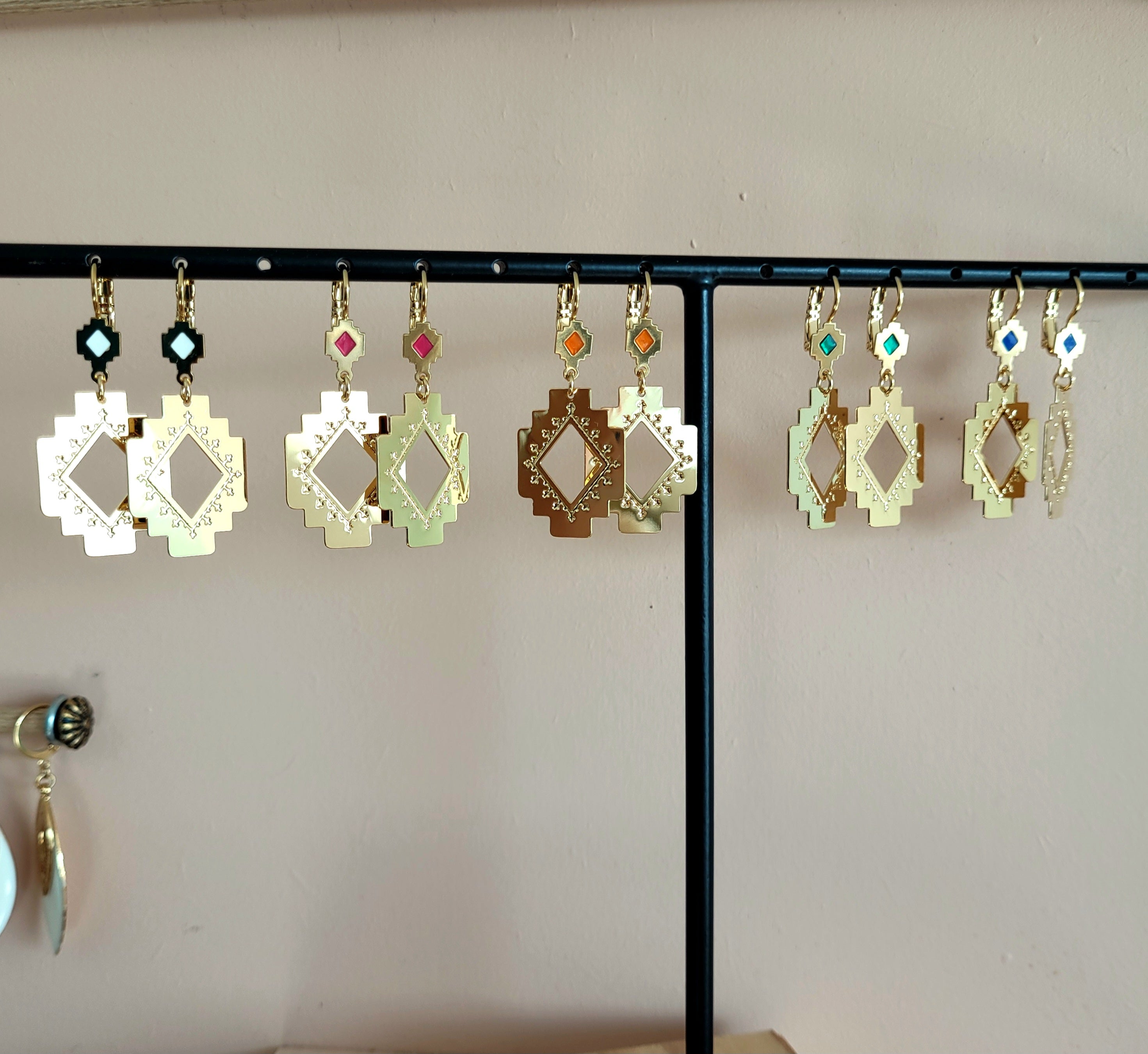 BOUCLES D'OREILLE VANA - KILIM