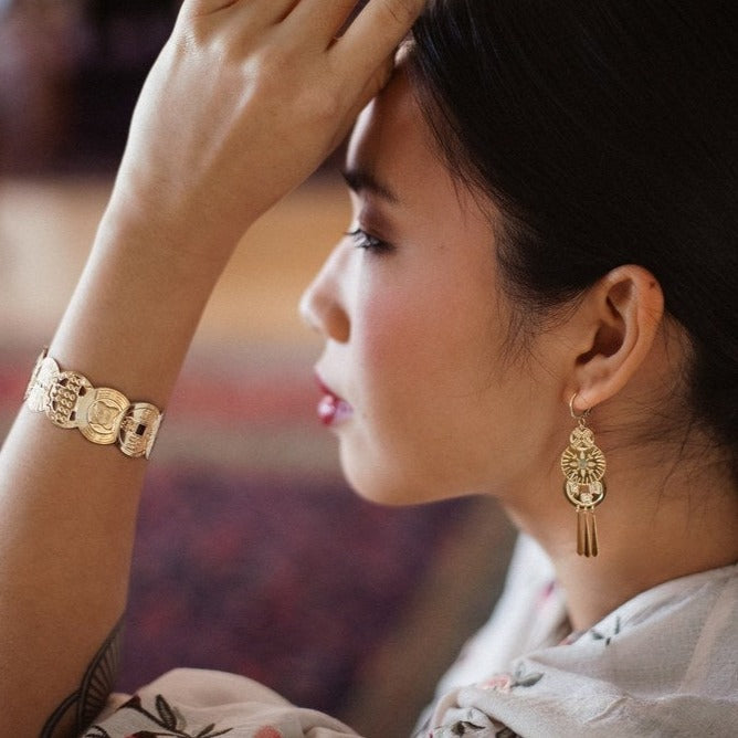 BOUCLES D'OREILLES TRÉSOR - AKHA