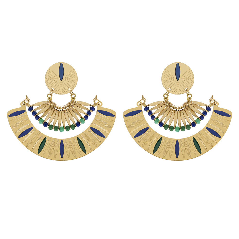 BOUCLES D'OREILLES XXL- AMAZONIA