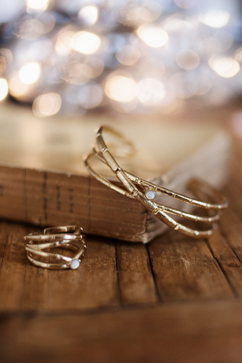Bague Agate Blanche