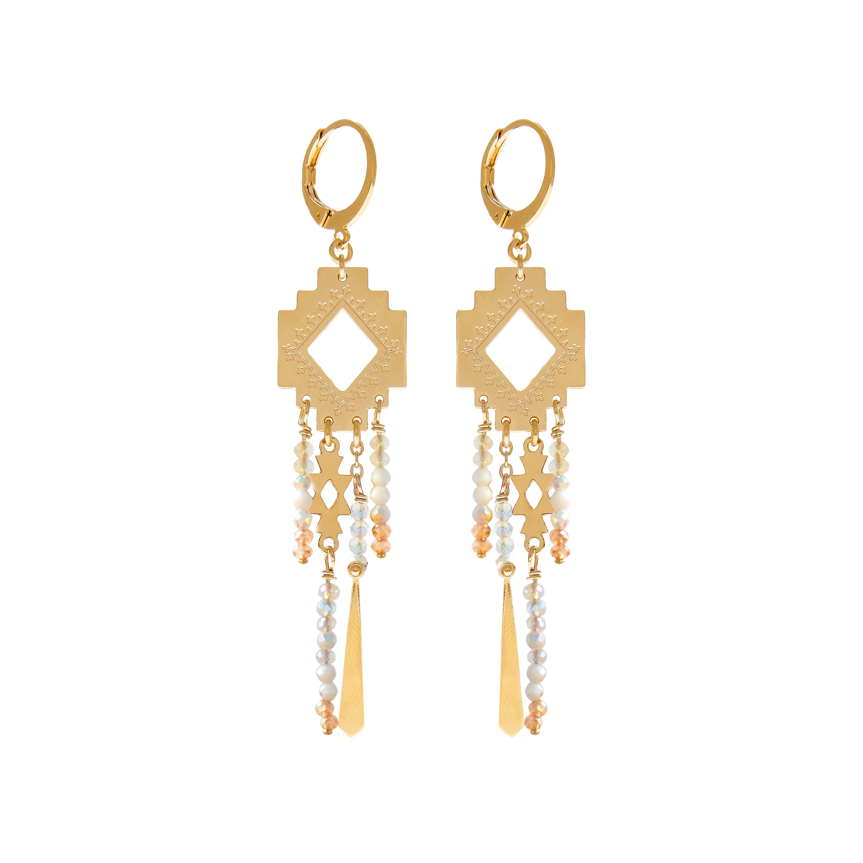 BOUCLES D'OREILLE MÉLINÉ - KILIM