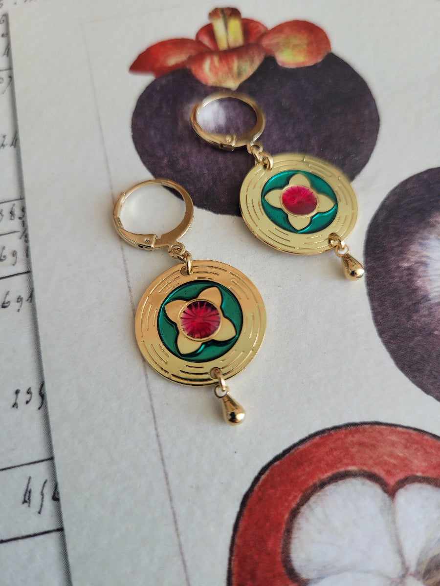 BOUCLES D OREILLES LOTUS - AKHA