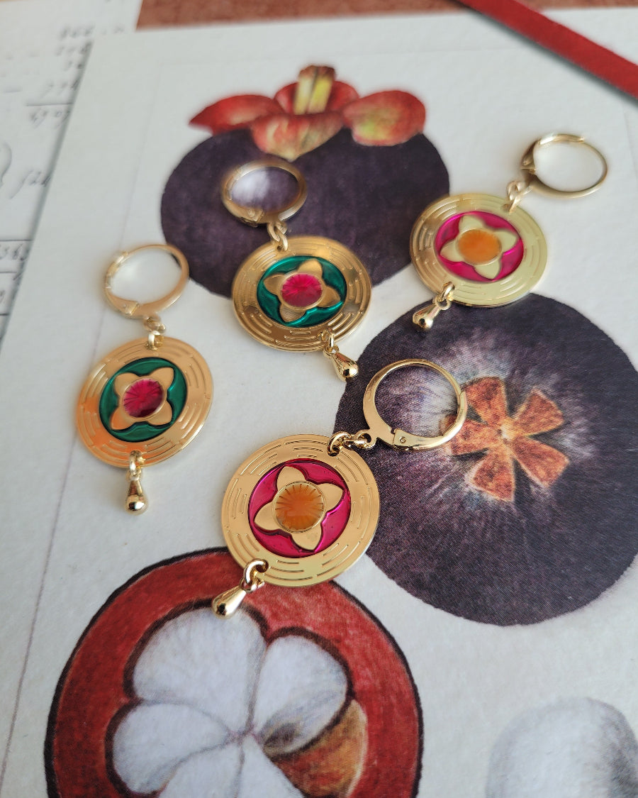 BOUCLES D OREILLES LOTUS - AKHA