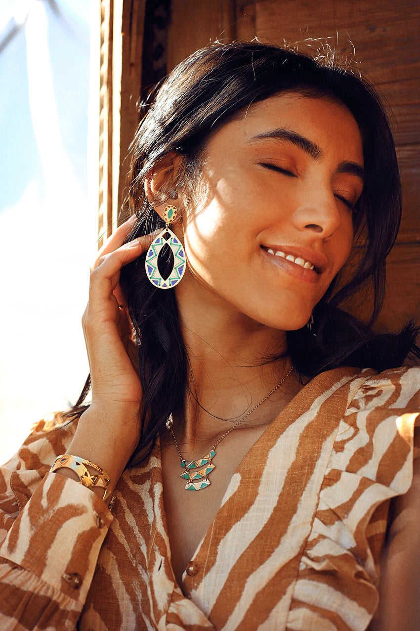 BOUCLES D OREILLES NEROBI - AFRICA