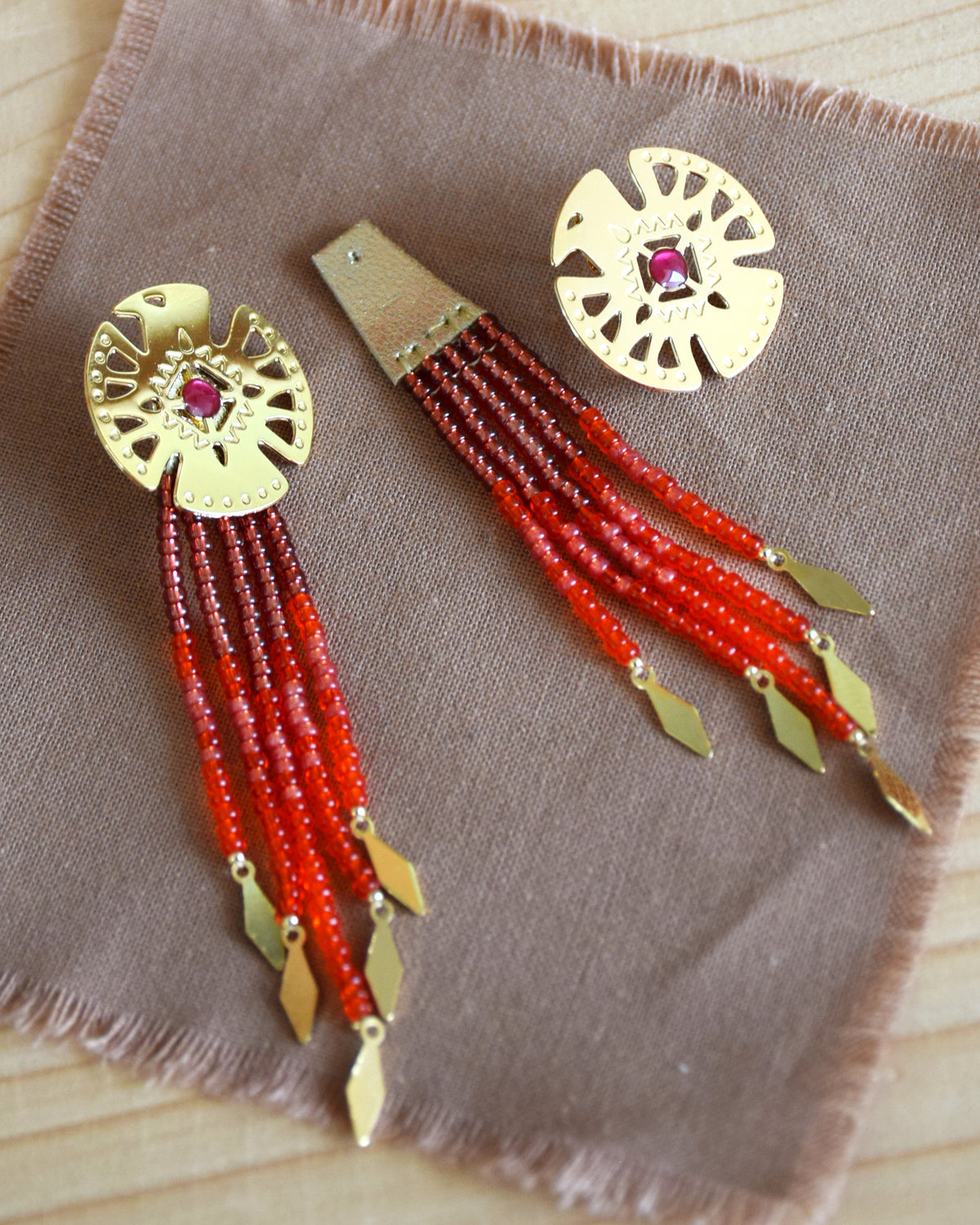 BOUCLES D'OREILLE AMOVIBLES SUMAQ - PACHAMAMA