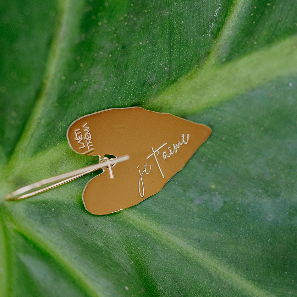 BOUCLES D'OREILLE PHILO-COEUR - TROPIQUES