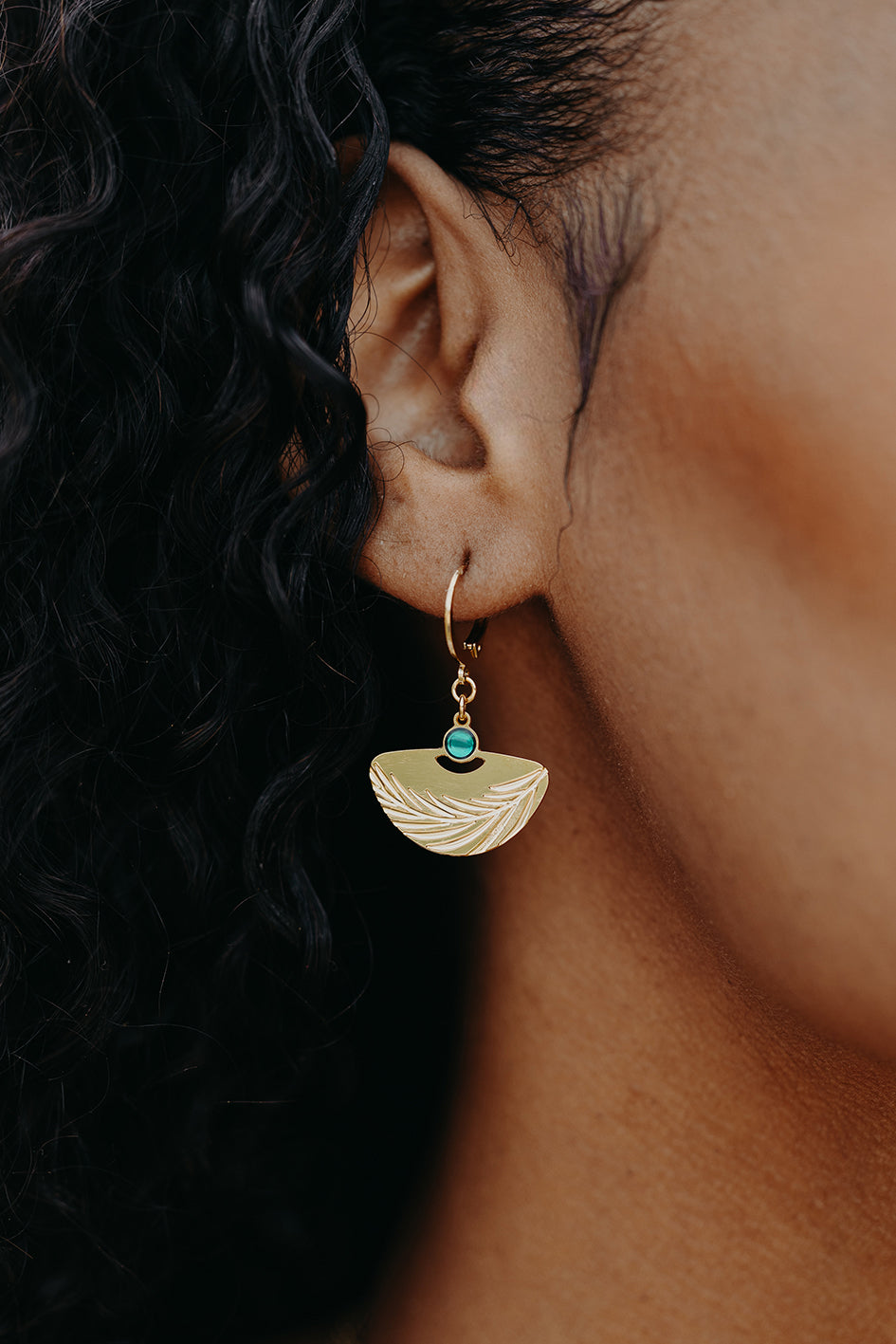 BOUCLES D'OREILLE MINI PALM - TROPIQUES