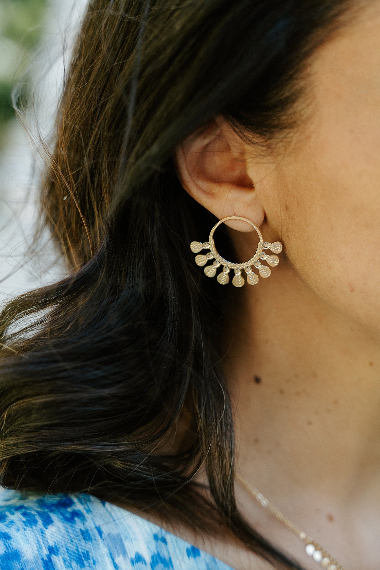 BOUCLES D'OREILLES ANNEAU TANZA - ZANA