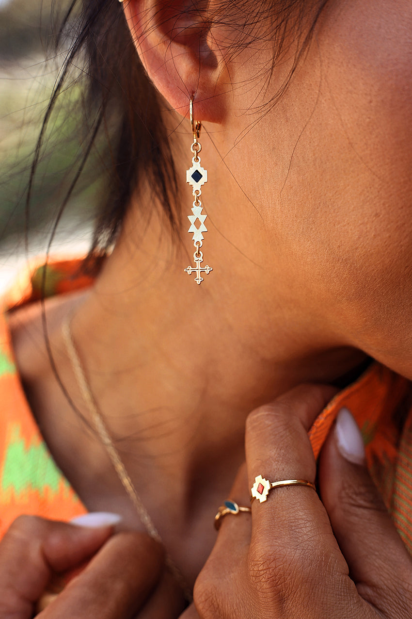 BOUCLES D'OREILLE SEVAN - KILIM