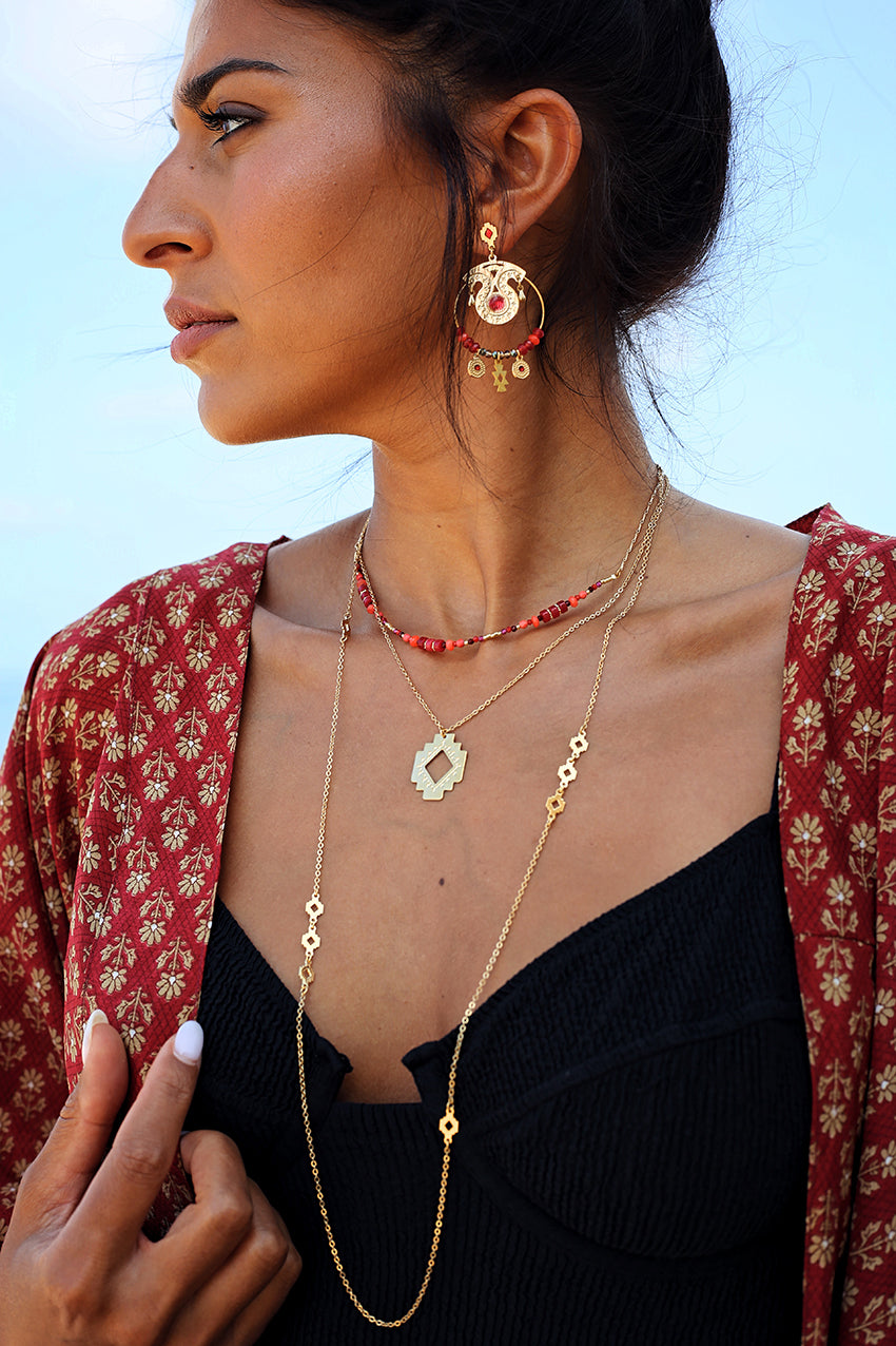 BOUCLES D'OREILLE SONA- KILIM