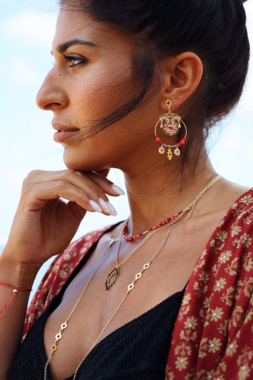 BOUCLES D'OREILLE SONA- KILIM