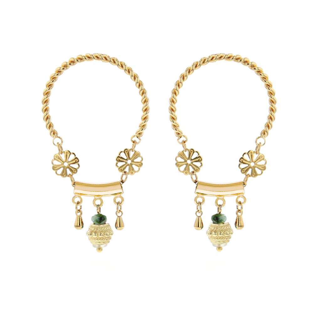 BOUCLES D'OREILLE TORSADE - DEHLI
