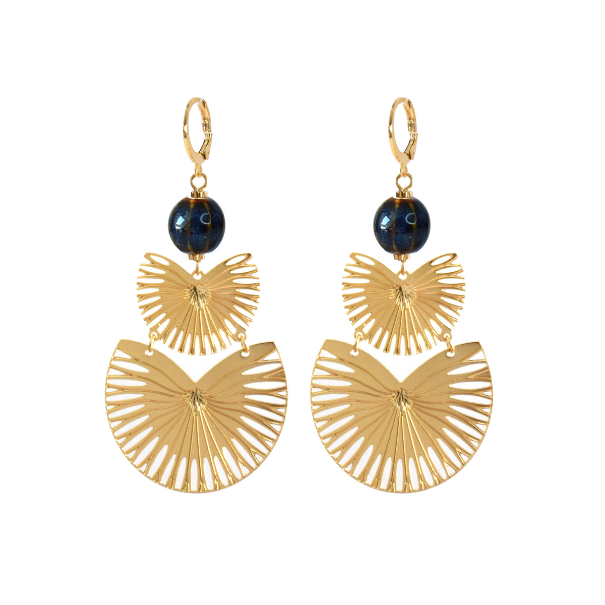 BOUCLES D'OREILLE SUNSET LONGUES - TROPIQUES