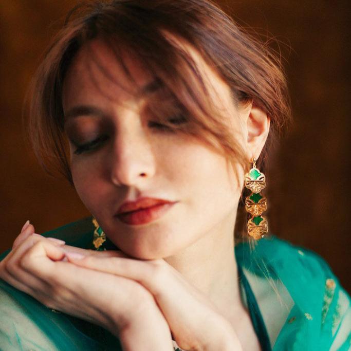 BOUCLES D OREILLES AMBER - DEHLI
