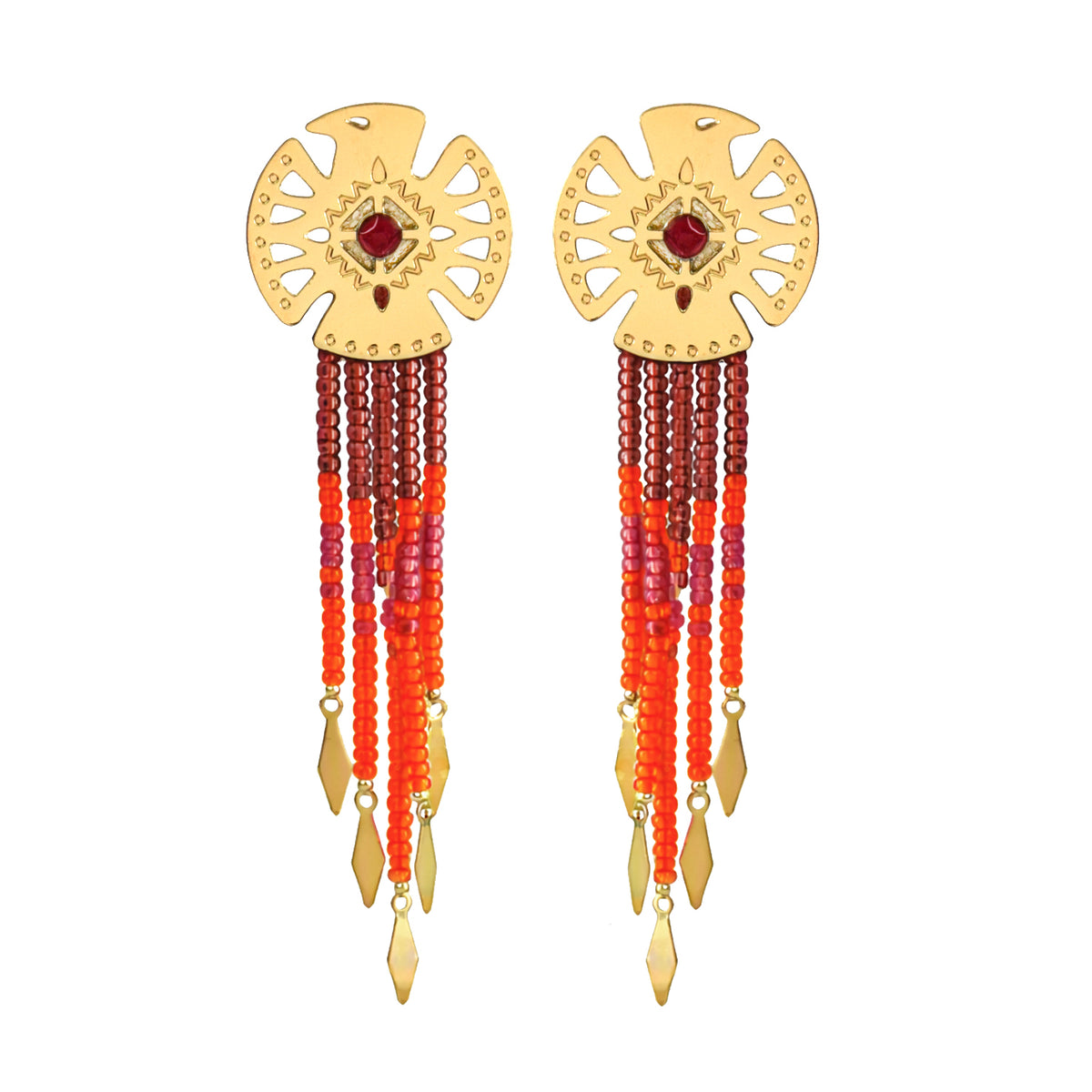 BOUCLES D'OREILLE AMOVIBLES SUMAQ - PACHAMAMA