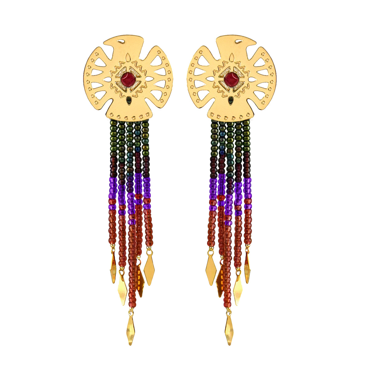BOUCLES D'OREILLE AMOVIBLES SUMAQ - PACHAMAMA